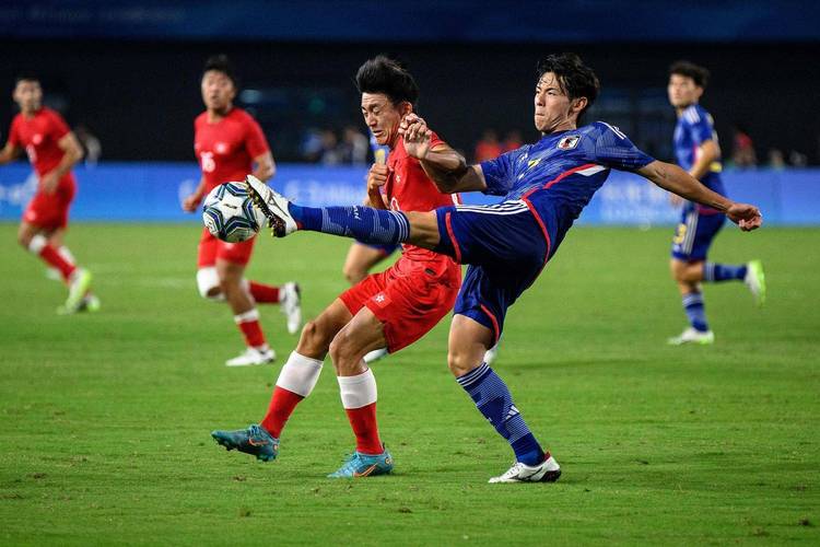 亚运足球香港vs日本的相关图片